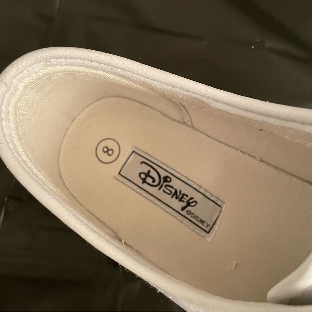 Disney White Slip-On Sneakers with Character Design - Picture 3 of 5